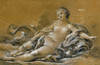 Boucher: Venus. /Nvenus Reclining Against A Dolphin. Chalk Drawing By Francois Boucher (1703-1770). Poster Print by Granger Collection - Item # VARGRC0105016