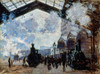 Monet: Gare St-Lazare, 1877. /Noil On Canvas By Claude Monet. Poster Print by Granger Collection - Item # VARGRC0034813