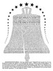 Philadelphia: Liberty Bell. /Nthe Declaration Of Independence Printed In The Shape Of The Liberty Bell, 1877. Poster Print by Granger Collection - Item # VARGRC0039785