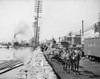 New Orleans: Mule Team. /Na Mule Team Pulling A Cartload Of Baled Cotton On The Levee In New Orleans, Louisiana. Photographed C1903. Poster Print by Granger Collection - Item # VARGRC0131326