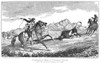 Vaqueros, 1839. /Nlassoing A Stray Steer Near San Francisco, California. /Nlithograph, 1839. Poster Print by Granger Collection - Item # VARGRC0051842