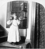 Christmas, C1892. /Na Girl Speaking To Santa Claus On A Telephone On Christmas. Stereograph, C1892. Poster Print by Granger Collection - Item # VARGRC0131189