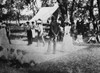 Country Dance, 19Th Century. /Na Canvas Dance Floor At An Outdoor Party In Western America. Photograph, Late 19Th Century. Poster Print by Granger Collection - Item # VARGRC0167020