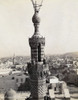 Egypt: Cairo. /Ntwo Men Standing On The Balcony Of The Minaret Of Al-Azhar Mosque In Cairo, Egypt. Photograph, Mid Or Late 19Th Century. Poster Print by Granger Collection - Item # VARGRC0120719