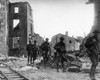 World War I: U.S. Troops. /Nu.S. Troops Marching Through The Ruins Of A European Town During World War I. Photograph, C1918. Poster Print by Granger Collection - Item # VARGRC0183737