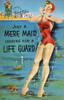 American Postcard, C1950. /N'Just A Mere Maid Looking For A Lifeguard!' Poster Print by Granger Collection - Item # VARGRC0097173