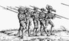 Germany: Soldiers, C1517. /Nfive German Halberdiers. Woodcut, C1517, By Hans Burgkmair. Poster Print by Granger Collection - Item # VARGRC0006561
