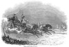 Russian Troika, 1847. /Na Russian Courier Rides In A Troika. Wood Engraving, English, 1847. Poster Print by Granger Collection - Item # VARGRC0004598