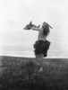 Mandan Hunter, C1908. /Na Mandan Hunter In North Dakota Offering A Buffalo Skull To The Spirits. Photographed By Edward S. Curtis, C1908. Poster Print by Granger Collection - Item # VARGRC0116803