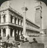 Venice: Piazza San Marco. /Nthe Library And Campanile At The Piazza San Marco In Venice, Italy. Stereograph, 1908. Poster Print by Granger Collection - Item # VARGRC0326594