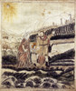 Flight Into Egypt. /Noil On Velvet, Anonymous American, C1830. Poster Print by Granger Collection - Item # VARGRC0034098