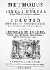 Euler: Title-Page, 1744. /Ntitlepage Of The First Edition Of Leonhard Euler'S 'Methodus Inveniendi Lineas Curvas,' Lausanne And Geneva, 1744, On The Creation Of The Calculus Of Variations. Poster Print by Granger Collection - Item # VARGRC0015843