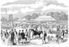 England: Country Fair. /Nwood Engraving, English, 1859. Poster Print by Granger Collection - Item # VARGRC0078116