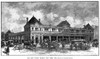 Fulton Fish Market, 1882. /Nthe Fulton Fish Market'S New Building, Designed By Douglas Smyth, Nearing Completion In 1882. Contemporary Wood Engraving. Poster Print by Granger Collection - Item # VARGRC0078214