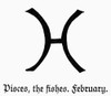 Zodiac: Pisces. /Nzodiacal Symbol For Pisces. Poster Print by Granger Collection - Item # VARGRC0091217