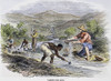 Washing For Gold, 1849. /Nwashing For Gold In California. Color Engraving, 1849. Poster Print by Granger Collection - Item # VARGRC0010525