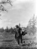 Cree Woman, C1927. /Na Cree Native American Woman Carrying A Bundle Of Moss. Photograph By Edward Curtis, C1927. Poster Print by Granger Collection - Item # VARGRC0114390