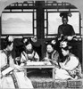 China: Peking, C1902. /Nfour Manchurian Women Playing Cards And Having Tea, Peking, China. Stereograph, C1902. Poster Print by Granger Collection - Item # VARGRC0116532