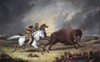 Kane: Buffalo Hunt. /Nassiniboin Hunting Buffalo On The Canadian Prairies. Oil On Canvas, 1851-56, By Paul Kane. Poster Print by Granger Collection - Item # VARGRC0172737