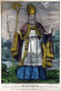 Saint Patrick (389-461)./Npatron Saint Of Ireland. Hand-Colored Lithograph, Published By Currier & Ives, C1857-1872. Poster Print by Granger Collection - Item # VARGRC0408871