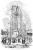 London: Nelson Column, 1845. /Nthe Monument Honoring Horatio Nelson Nearing Completion In Trafalgar Square, London, England. Wood Engraving From An English Newspaper Of 1843. Poster Print by Granger Collection - Item # VARGRC0087550