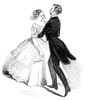 Dance: Polka. /Na Couple Dancing The Polka. Wood Engraving, English, 1844. Poster Print by Granger Collection - Item # VARGRC0066187