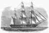 Uss Sabine, 1861. /Na Union Sailing Frigate Which Participated In The Relief Of Fort Pickens, Florida, April 1861, During The American Civil War. Poster Print by Granger Collection - Item # VARGRC0100188
