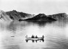Oregon: Crater Lake, C1912. /Na Group Of People On A Rowboat In The Middle Of Crater Lake With Wizard'S Island In The Background, Crater Lake National Park, Oregon. Photograph, C1912. Poster Print by Granger Collection - Item # VARGRC0129986