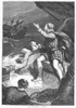 Sir Humphrey Gilbert /N(C1539-1583). English Navigator And Soldier. The Drowning Of Sir Humphrey Gilbert In An Atlantic Storm In 1583. Wood Engraving, 19Th Century. Poster Print by Granger Collection - Item # VARGRC0099385