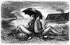 Couple Reading, 1876. /Npen-And-Ink Drawing, 1876, By George Du Maurier. Poster Print by Granger Collection - Item # VARGRC0018016