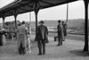 Illinois: Train Station. /Npassengers Waiting For The Train To Minneapolis At The Train Station In East Dubuque, Illinois. Photograph By John Vachon, April 1940. Poster Print by Granger Collection - Item # VARGRC0268936