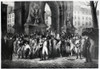 Napoleon'S Campaign, 1813. /Nthe Return From Russia To Paris (At Porte Saint Denis) Of The Defeated French Army, 1813. Steel Engraving, English, 19Th Century. Poster Print by Granger Collection - Item # VARGRC0117857