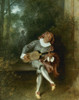 Watteau: Guitar Player. /Noil On Canvas By Jean-Antoine Watteau (1684-1721). Poster Print by Granger Collection - Item # VARGRC0034060
