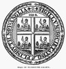 Plymouth Colony Seal. /Nseal Of The Colony At Plymouth, Massachusetts. Poster Print by Granger Collection - Item # VARGRC0090083