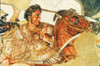 Alexander The Great /N(356-323 B.C.). King Of Macedon, 336-323 B.C. Alexander In The Battle Of Issus, 333 B.C. Detail From A Pompeiian Mosaic, 2Nd Century B.C. Poster Print by Granger Collection - Item # VARGRC0054721