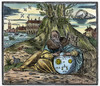 Arabian Astronomer, 1519. /Nan Arabian Astronomer Constructing A Celestial Globe: Woodcut From Aboul Hassan Ali'S 'Praeclarissimus In Juditijs Astrorum', Venice, 1519. Poster Print by Granger Collection - Item # VARGRC0029477