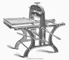 Lithographic Hand-Press. /Nline Engraving, 19Th Century. Poster Print by Granger Collection - Item # VARGRC0097318