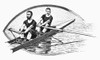 Rowing, C1900. /Nwood Engraving, French, C1900. Poster Print by Granger Collection - Item # VARGRC0039498