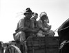 Sharecropper Family, 1937. /Na Former Sharecropper Family Traveling In A Horse Drawn Carriage Near Hazlehurst, Georgia. Photograph By Dorothea Lange, July 1937. Poster Print by Granger Collection - Item # VARGRC0123099