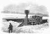 Railroad Snow Plough, 1870. /Nsnow Plough On The Grand Trunk Railway, Connecting Montral With Toronto, Canada. Wood Engraving, English, 1870. Poster Print by Granger Collection - Item # VARGRC0099477