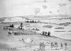 Second Bull Run, 1862. /Nsecond Battle Of Bull Run, 20 August 1862. Contemporary Pencil Drawing By E. Forbes. Poster Print by Granger Collection - Item # VARGRC0053439