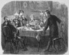 Dining Room Scene, 1880. /Nwood Engraving, German, 1880. Poster Print by Granger Collection - Item # VARGRC0093435