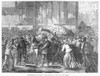 Siege Of Paris, 1870-71. /Narrival Of Fish At The Halles During The Siege Of Paris, Franco-Prussian War. Wood Engraving, 1871. Poster Print by Granger Collection - Item # VARGRC0094857