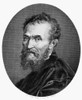 Michelangelo (1475-1564). /Nitalian Sculptor, Painter, Architect, And Poet. Line Engraving, Italian, 1815. Poster Print by Granger Collection - Item # VARGRC0086993