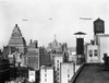 Dirigibles, New York City. /Namerican Dirigibles Flying Above New York City, Early 20Th Century Photograph. Poster Print by Granger Collection - Item # VARGRC0090866