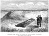 Zulu War: Memorial, 1879. /Nthe Memorial Stone On The Spot Where The Imperial Prince Napoleon Eugene Of France Was Killed. Contemporary Wood Engraving. Poster Print by Granger Collection - Item # VARGRC0082188