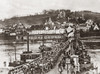 World War I: Bridge, C1918. /Namerican Troops Crossing A Bridge On The Rhine That Can Be Moved To Permit River Traffic To Pass, Germany. Photograph, C1918. Poster Print by Granger Collection - Item # VARGRC0409169