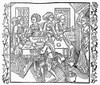 Medieval Dinner Party. /Nmedieval Woodcut. Poster Print by Granger Collection - Item # VARGRC0094371