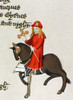 Chaucer: Canterbury Tales. /Nthe Pardoner. Detail From A Facsimile Of The Ellesmere Manuscript Of Geoffrey Chaucer'S 'Canterbury Tales,' C1410. Poster Print by Granger Collection - Item # VARGRC0107122