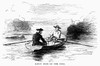 Aaron Burr (1756-1836). /Namerican Political Leader. 'Aaron Burr On The Ohio' River. Wood Engraving, C1875. Poster Print by Granger Collection - Item # VARGRC0106723